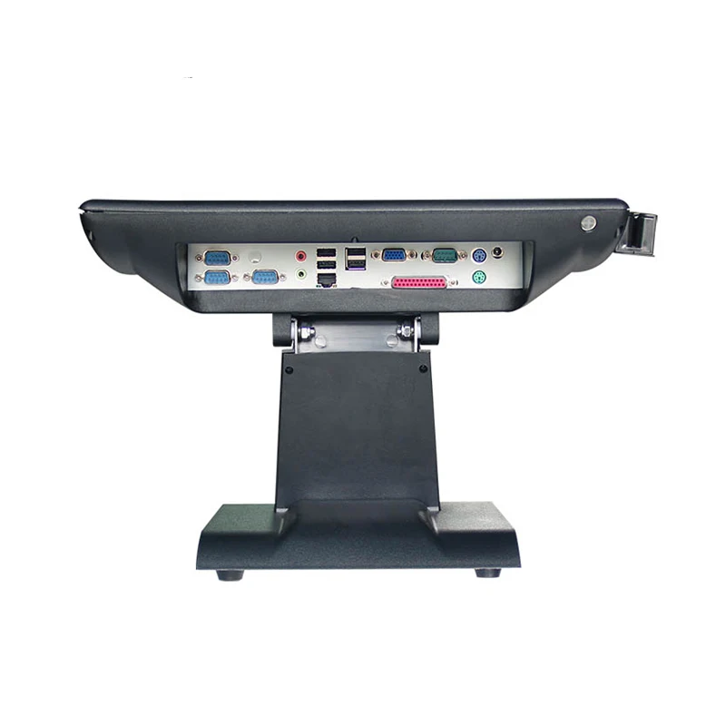 Free shipping 15 touch screen Commercial pos terminal restaurant cash register all in one pc card reader VFD Customer display