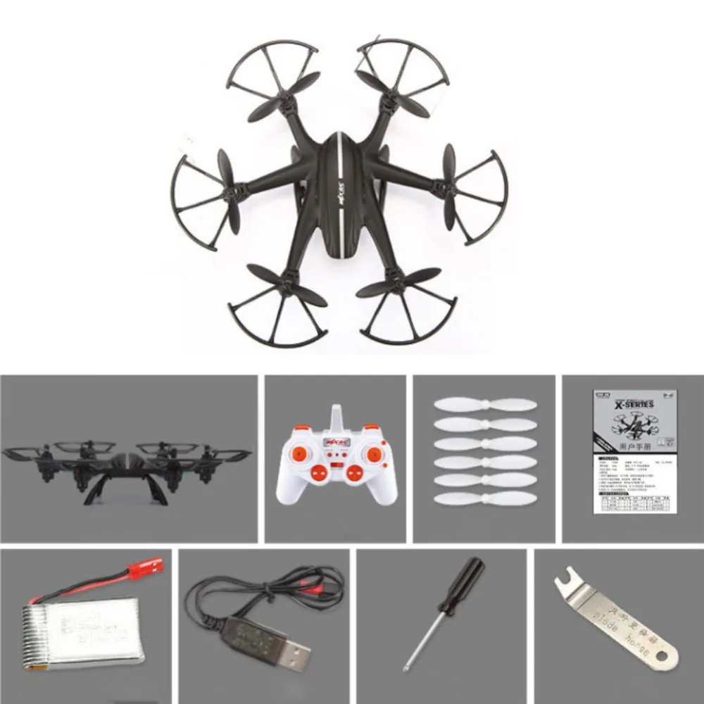 Черный MJX X800 Дрон Квадрокоптер FPV C4005 вертолет инновации гик игрушки и хобби подарок 3D ролл синхронизация изображения радио управление дети
