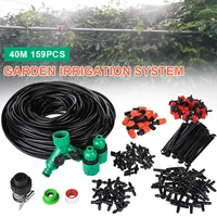 50m 5m diy drip irrigation system automatic watering garden hose micro drip watering kits with adjustable fast delivery dropship