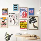 Плакаты с мотивирующим слоганом черная Живая масса, настенная Картина на холсте с изображением протеста, антивозрастной знак, домашний декор