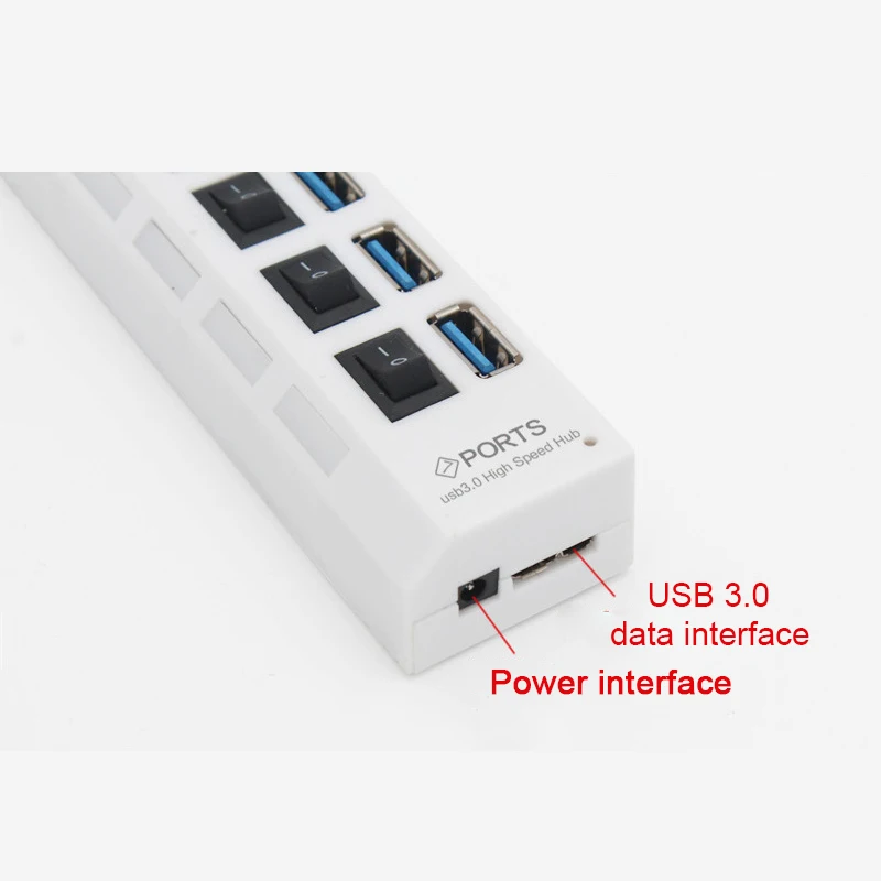 

USB Hub 3.0 USB Splitter Multi USB 3 Hub Multiple 4/7 Port Hab Splitters USB Adapter Computer Accessories Hub For PC Accessories