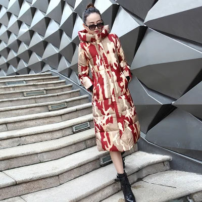 

Wadded Jacket Women Parka Hot Sale Warm Winter Cotton Padded Coats Women Long Hood Thick Slim Abrigos Mujer LX118