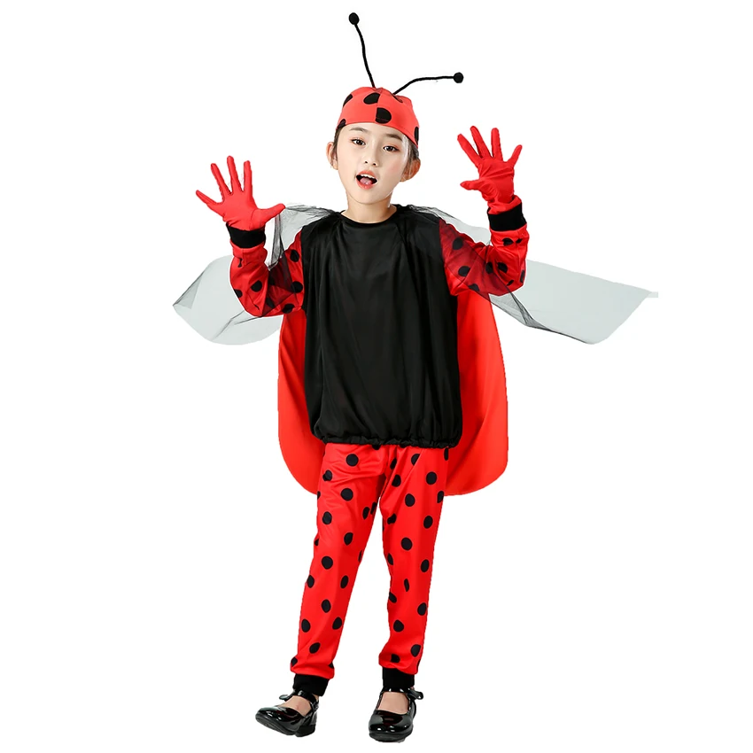 

The Lovely Beatles Costumes Girl Suits Halloween Costume for Kids Cute Beatles Insect Cosplay Anime Carnival Clothes Dress New