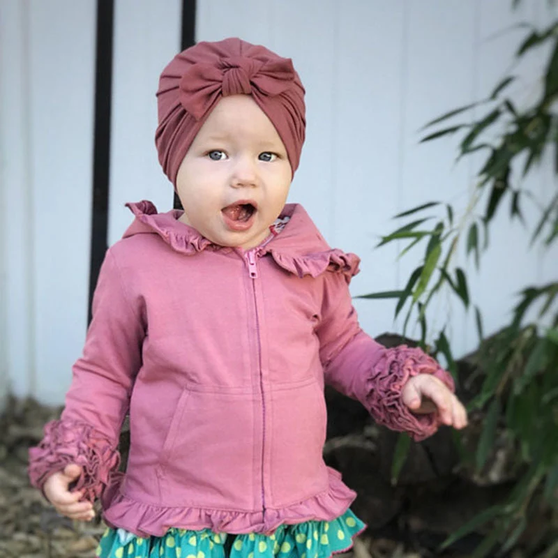 Balleenshiny-accesorios para el pelo para beb&eacute;, turbante para beb&eacute;, gorro para ni&ntilde;o reci&eacute;n nacido, diadema para ni&ntilde;a-3