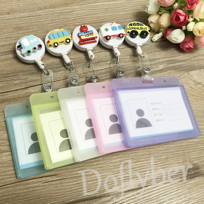 Выдвижной Значок медсестры мультяшный доктор фото удостоверение личности