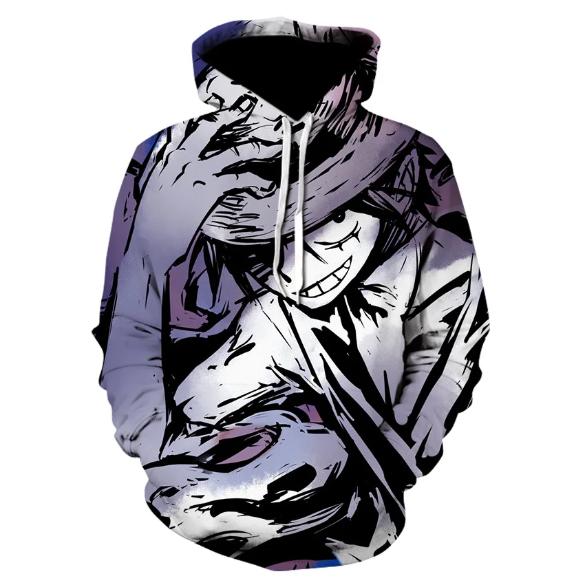 WE-527 Cloudstyle 3D толстовки, Аниме толстовки, одна деталь, Луффи 3d принт, мужская одежда, пуловеры, топы, уличная одежда размера плюс 5XL - Цвет: WE-527