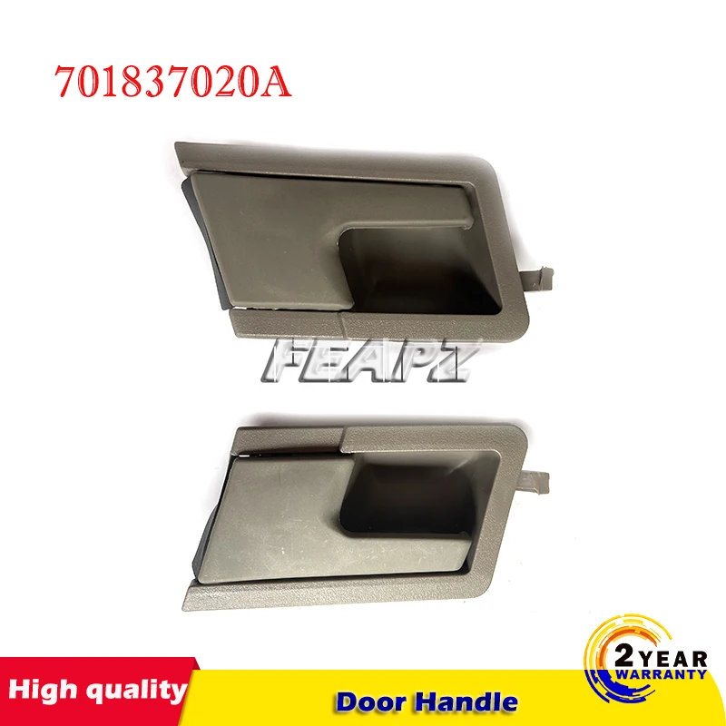 

gray Interior Inside Inner Door Handle Front Left + Right For VW Volkswagen Transporter Caravelle T4 EuroVan 701837020A
