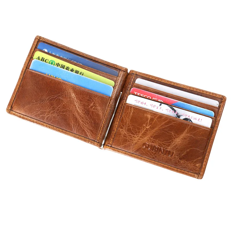 GUBINTU 2019 новый кожаный кошелек для кредитных карт мужской и женский Магнитный