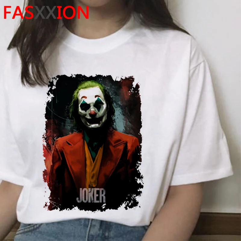 

joker joaquin phoenix clothes female couple white t shirt kawaii harajuku kawaii 2021 tshirt t-shirt harajuku kawaii