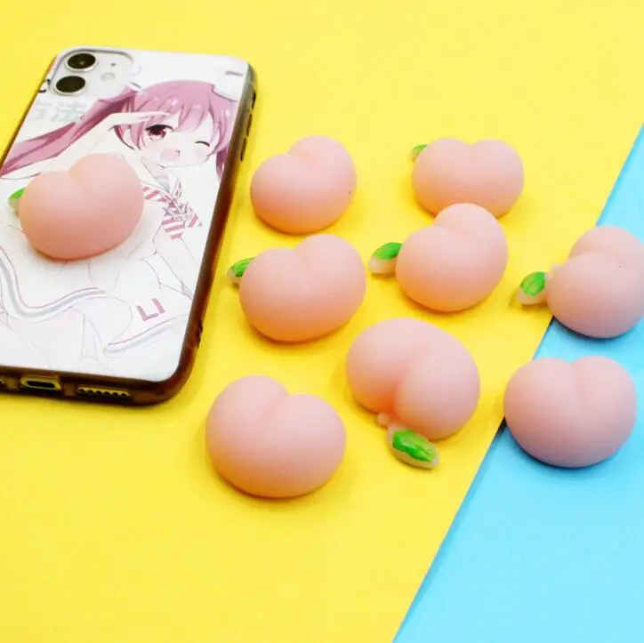 

Персиковые сжимаемые смешные игрушки jumbo мягкие игрушки для снятия стресса и тревоги Diy Декор антистресс сжимаемые Смешные гаджеты игрушка ...