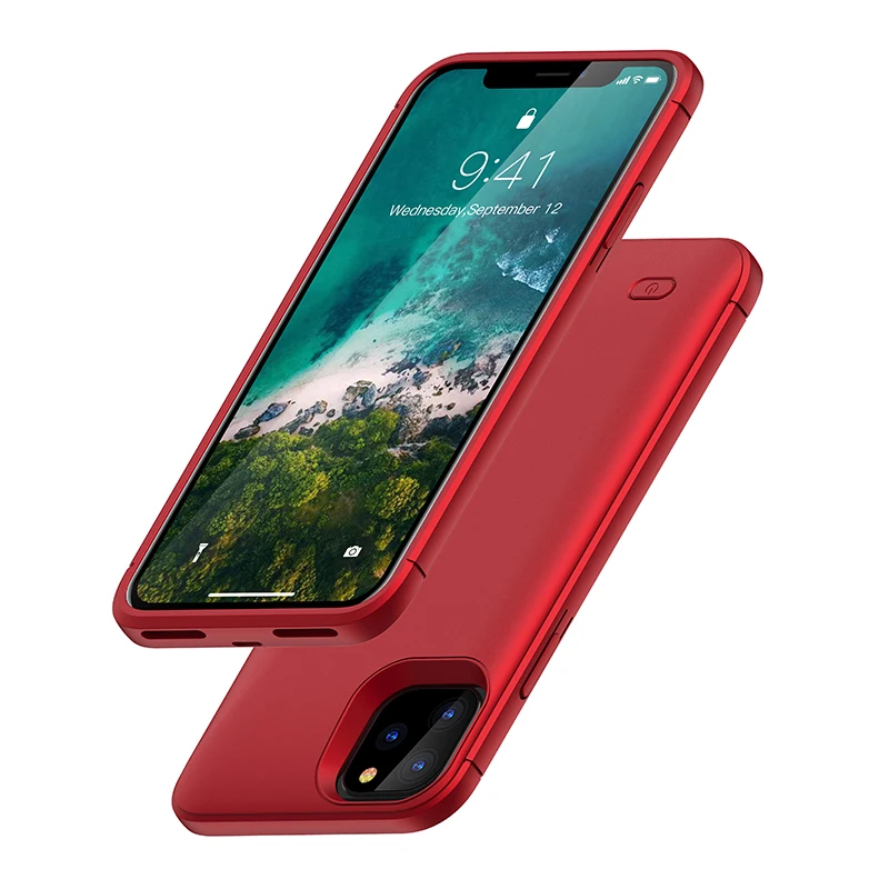Neng 6200 мАч беспроводной зарядный Тонкий чехол для аккумулятора s iPhone 11 11Pro
