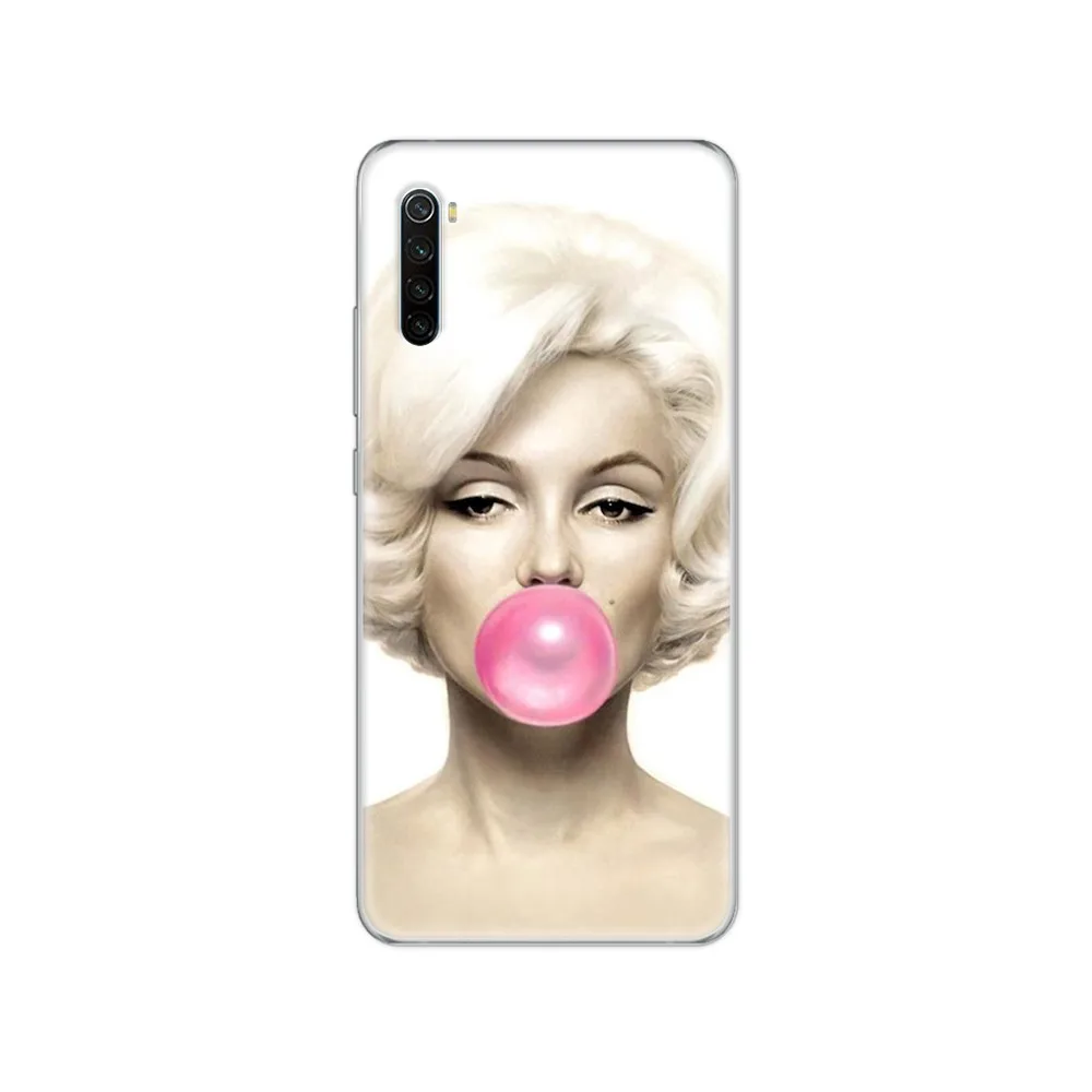 Роскошный Водонепроницаемый Прозрачный чехол для телефона Marilyn Monroe xiaomi Redmi 3S 4A 5A 6A