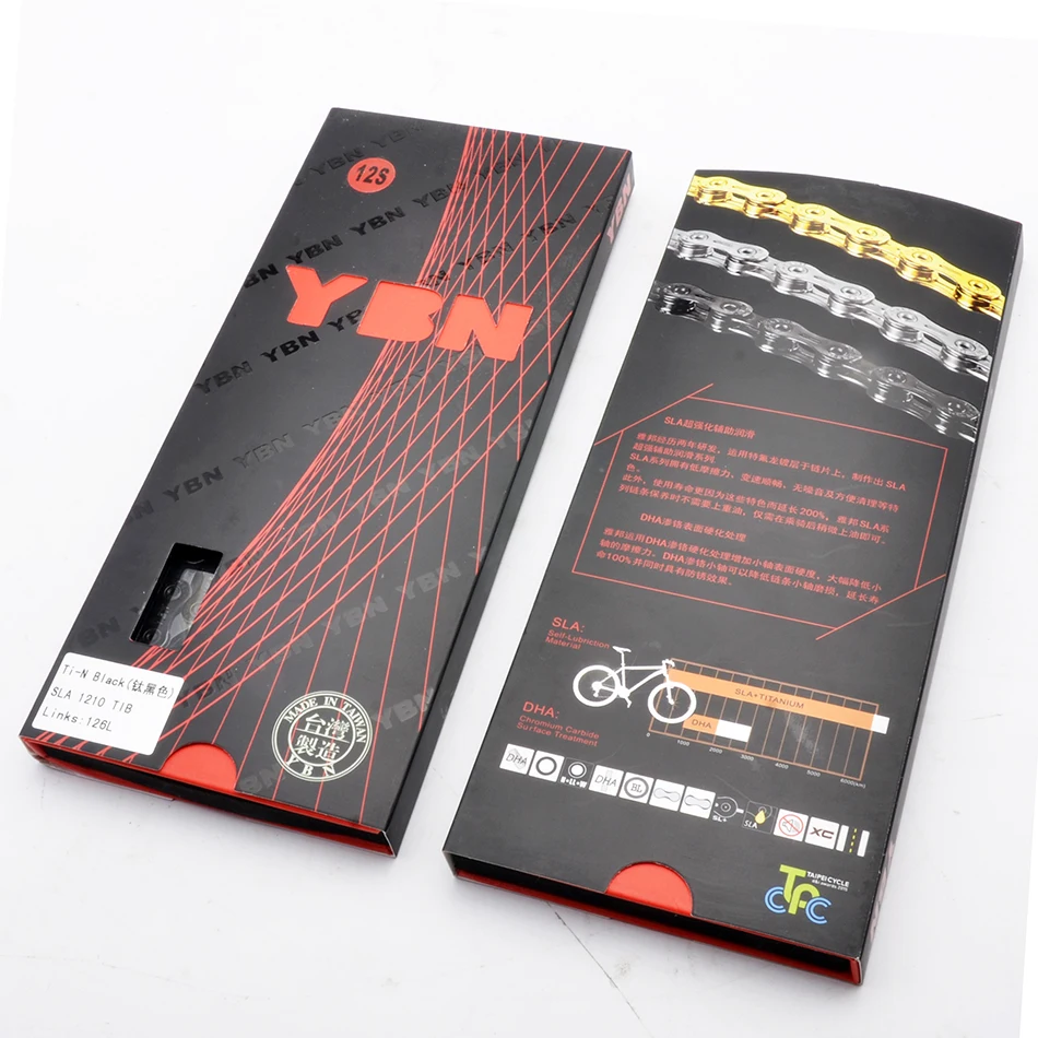 Бесплатная доставка YBN X12L x10 x10sl x9sl x11sl велосипедная цепь 9 10 11s золотистый Горный
