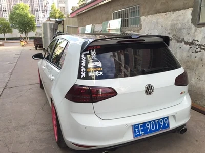 Задний спойлер на крышу Golf 7 крыло для Volkswagen VW Mk7 2014-2015 стиль O из углеродного