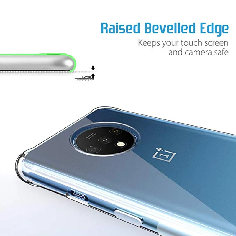 Lainergie для OnePlus 7 T Чехол Подушка безопасности Супер защита мягкая прозрачная