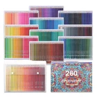 Деревянные цветные карандаши Brutfuner, 4872120160180260 цветов, масляные, цветные, Набор цветных карандашей, для школьного рисования, товары для рукоделия