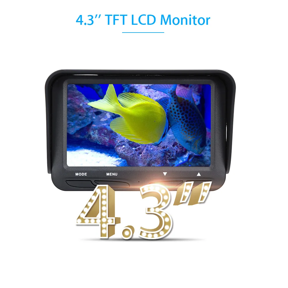 30 м 720P подводная ледовая рыболовная камера 4 3 &quotHD lcd Видео рыболокатор ночная