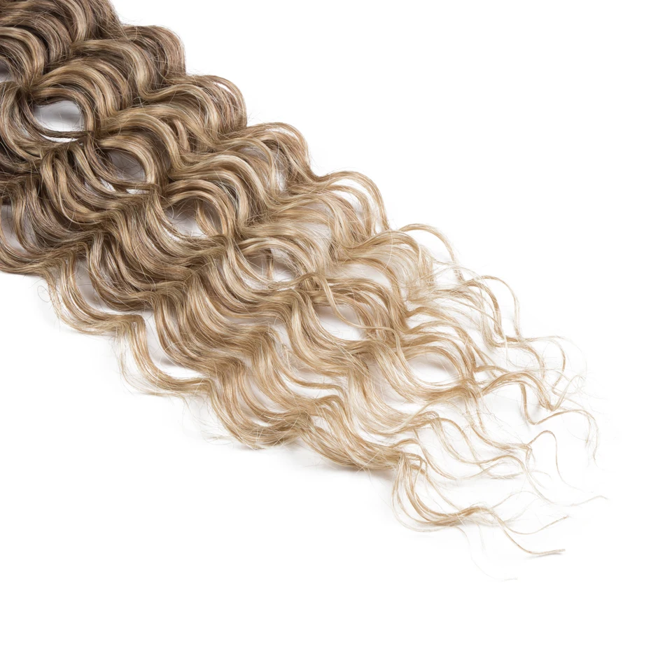 

Nature Hair Water Wave Crochet Hair 36 Inch Soft Long Hair Synthetic Goddess Braids Hair Wavy Ombre Blonde Curly Hair Extensions