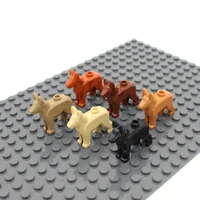 moc building blocks diy dog alsatian german shepherd 92586 bricks toys educational animal compatible with assembles particles