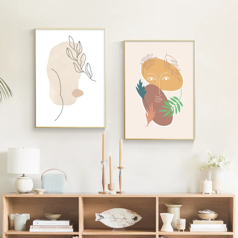

Abstract Art decorative Cloth painting background wall bedroom frameless paintings hanging paintings home decoration