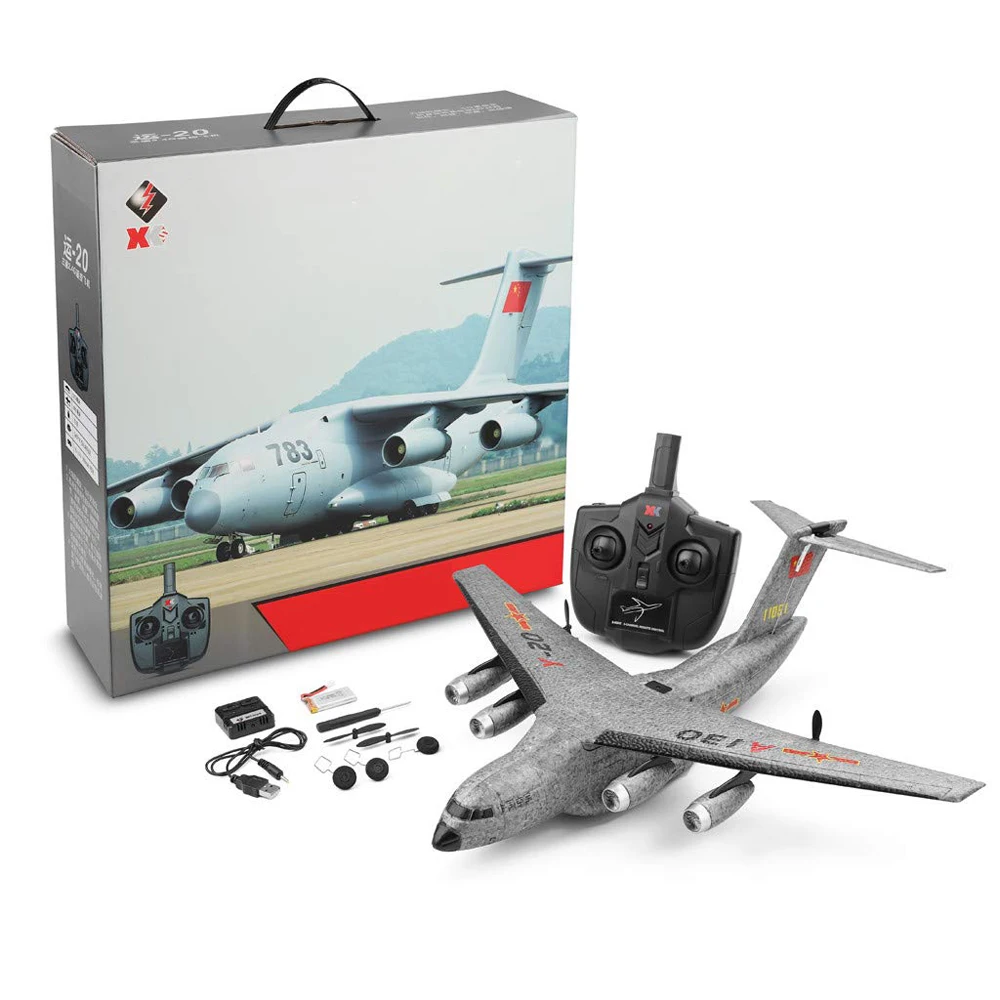 

WLtoys XK A130 C-17 RC Airplane EPP 2.4G 3CH RC Plane Y-20 Helicopters Model Stunt Flying Outdoor Toy Wingspan Aircraft Glider