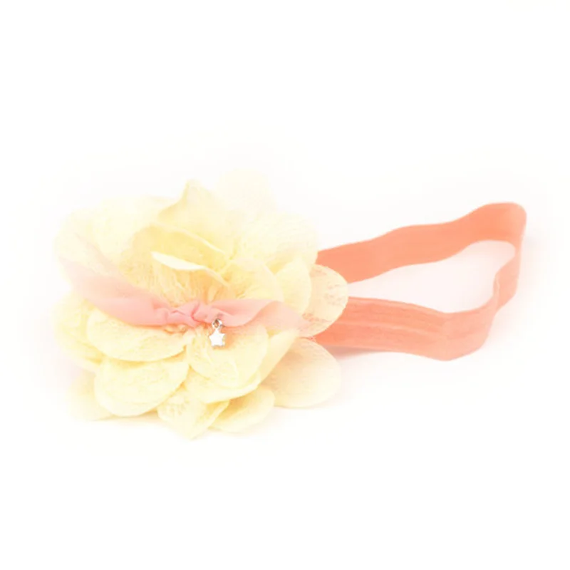 Кружевные цветочные Детские аксессуары для волос Принцесса маленьких девочек