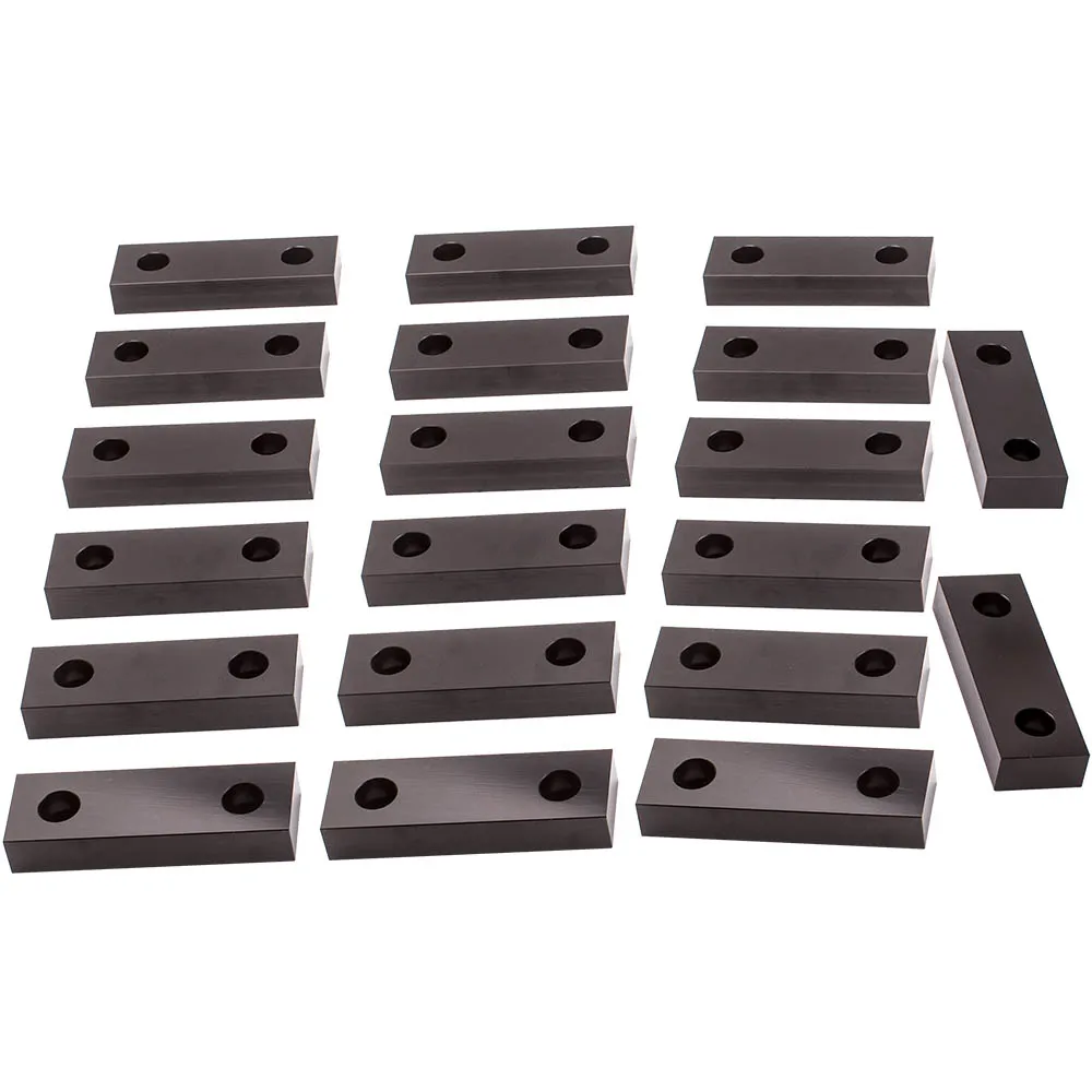 

20 Pieces 6"x2"x1" Machined Aluminum Soft FOR Jaws Kurt 6" Vise 6 x 2 x 1