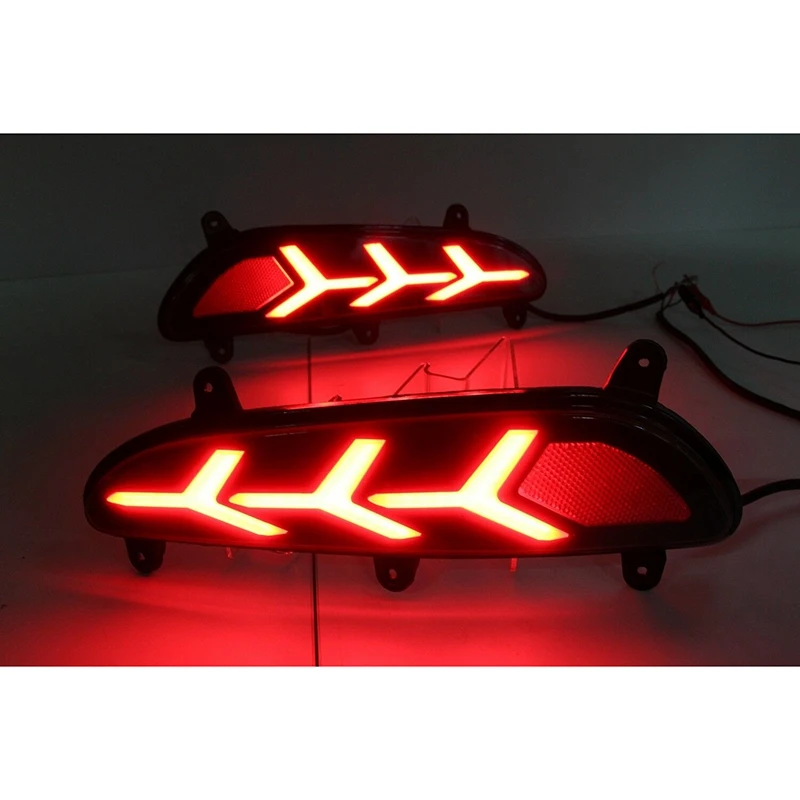 

for Hyundai I20 2015-2017 Red LED Rear Bumper Reversing Tail Brake Light Lamp