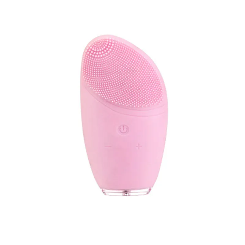 

Electric Silicone Face Cleansing Brush Sonic Massage USB Rechargeable Ultrasonic Face Cleaner Beauty Tool Facial cleansing brush