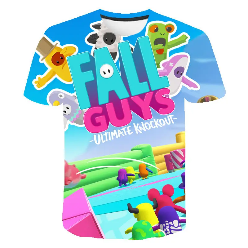 

2021 Cartoon Anime Game 3D Print T Shirt Casual Boy Girl Kids Fashion Streetwear Cool Men Women Children Short Sleeve Tops Tee