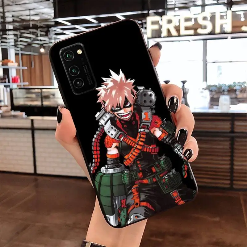 Boku без герой Академии Katsuki Bakugou цветной чехол для телефона Samsung S20 plus Ultra S6 S7 край S8 S9