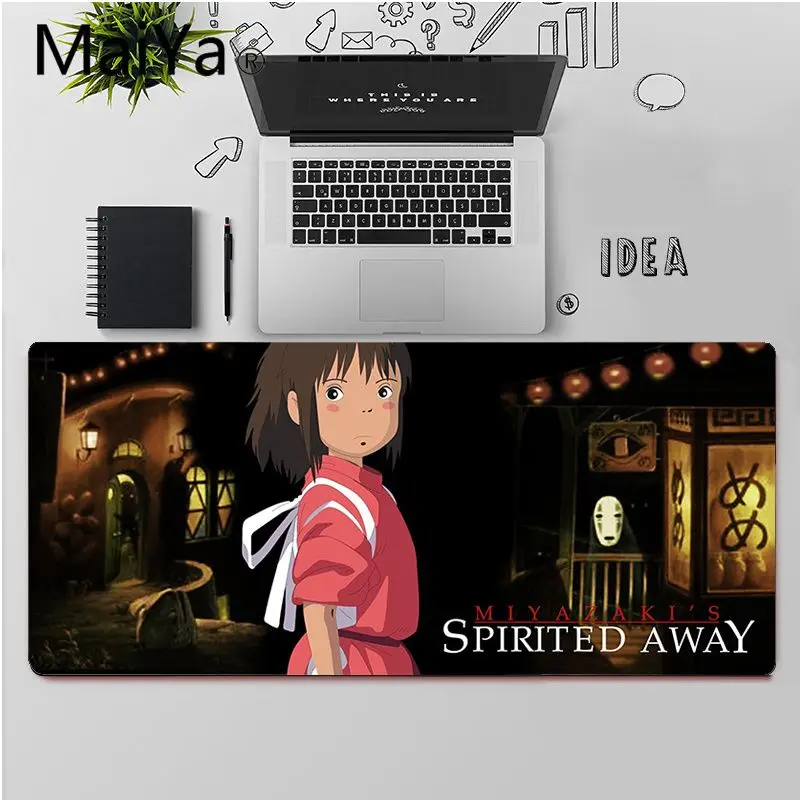 

Maiya Top Quality Anime Spirited Away Large Mouse pad PC Computer mat Free Shipping Large Mouse Pad Keyboards Mat