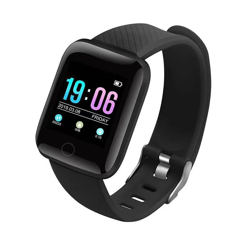 Водонепроницаемый Фитнес трекер Смарт часы измеритель артериального давления