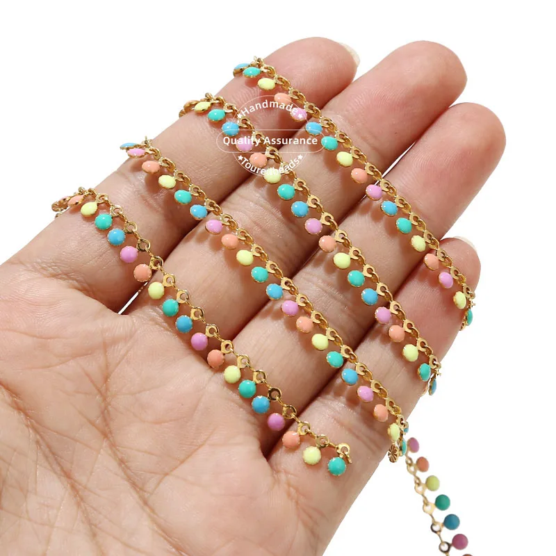 Цепочка Женская из нержавеющей стали ожерелье браслет на ногу ювелирное изделие