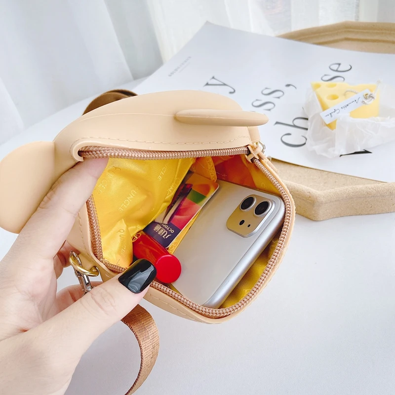 Модные сумки на одно плечо с большой емкостью для девочек Милые детские хранения