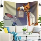 Новое поступление, DISNEY, зверополис, Искусственная лиса, скидка, декор для комнаты, домашний декор, подарок, Tapiz Pared