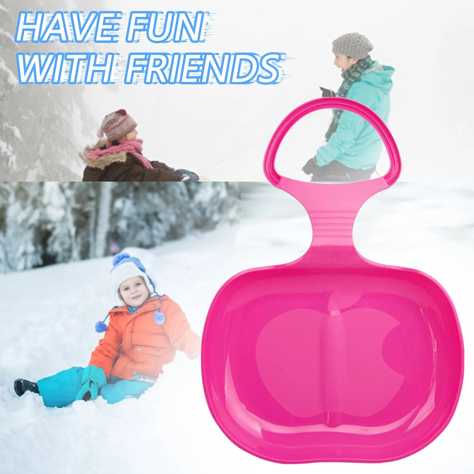 Забавные спортивные снежные сани фото-фон на заказ с Лыжная доска уличная зимняя