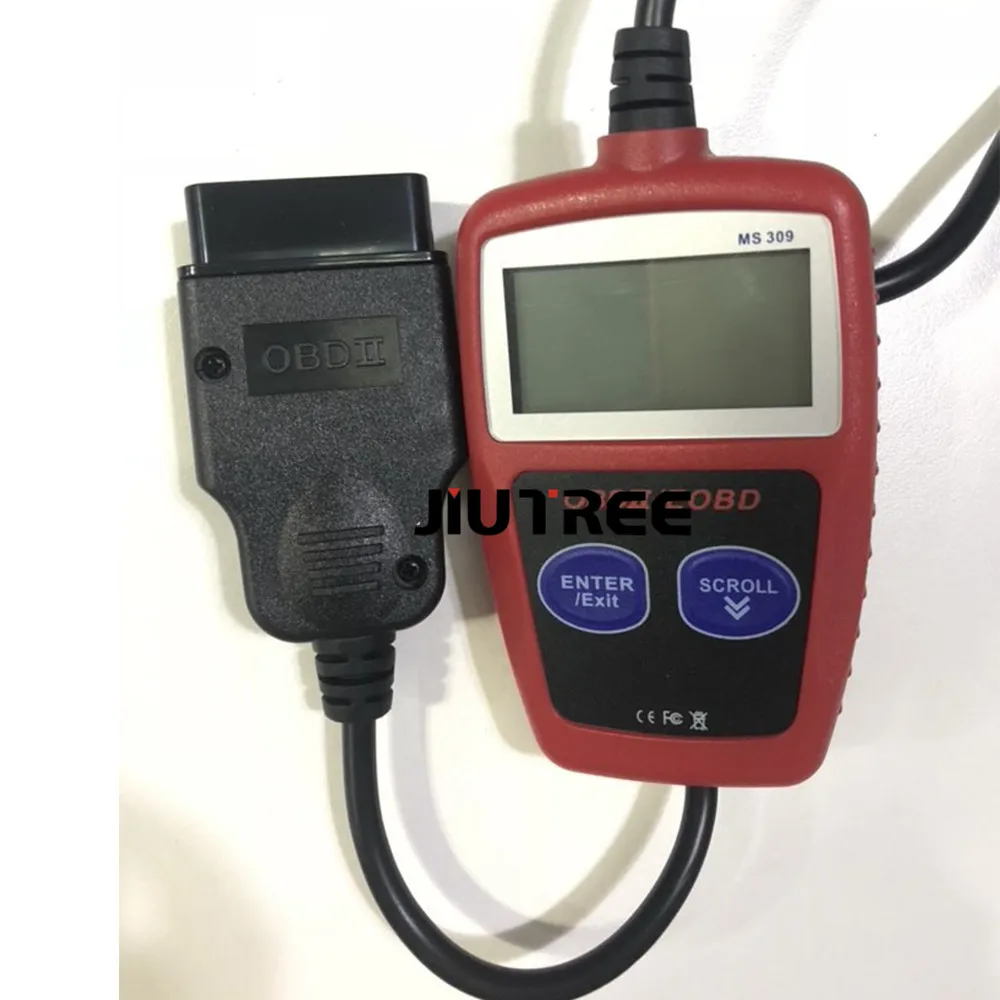 Считыватель кодов OBD2 MaxiScan MS309 сканер с поддержкой всех 1996 и новее автомобилей