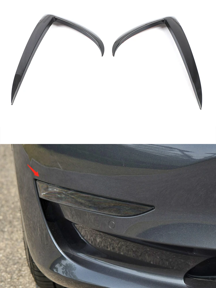 

Накладка на переднюю противотуманную фару для Tesla Model 3 2019 2020 2021
