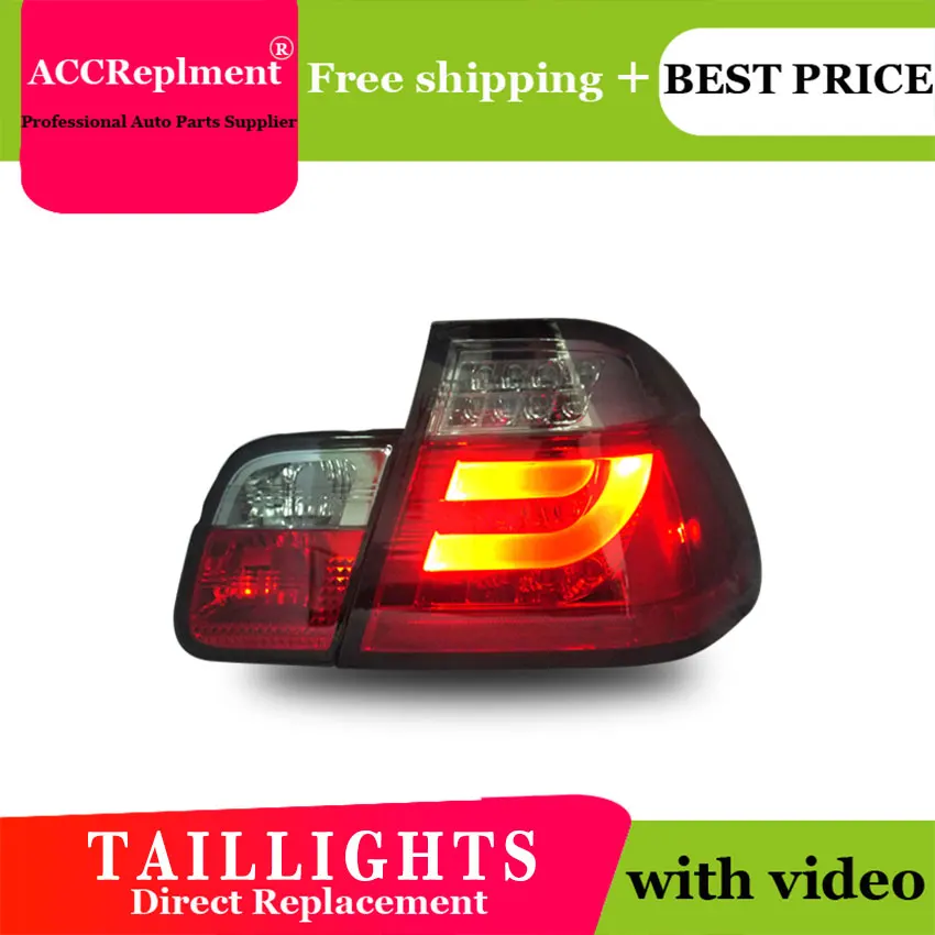 

4PCS Car Styling for BMW E46 Taillights 2001-2004 for E46 LED Tail Lamp+Turn Signal+Brake+Reverse LED light