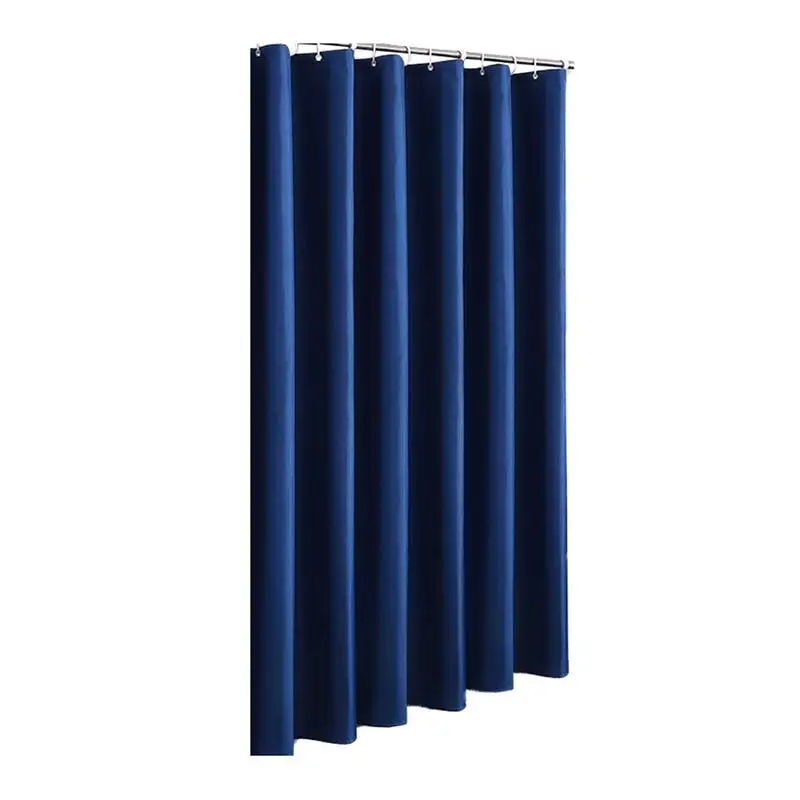 Navy Blue Одноцветная занавеска для душа, водонепроницаемая, Mildewproof, для дома для ванной для душа, занавеска, douchegordijThick, моющаяся перегородка, занавеска C003 - Цвет: Navy Blue