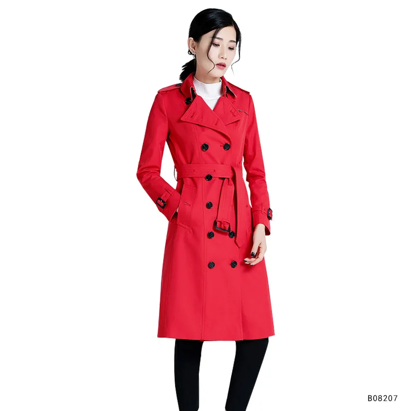 Женские 2020 одежда весна осень однотонные Цвет женские длинные ветрозащитные