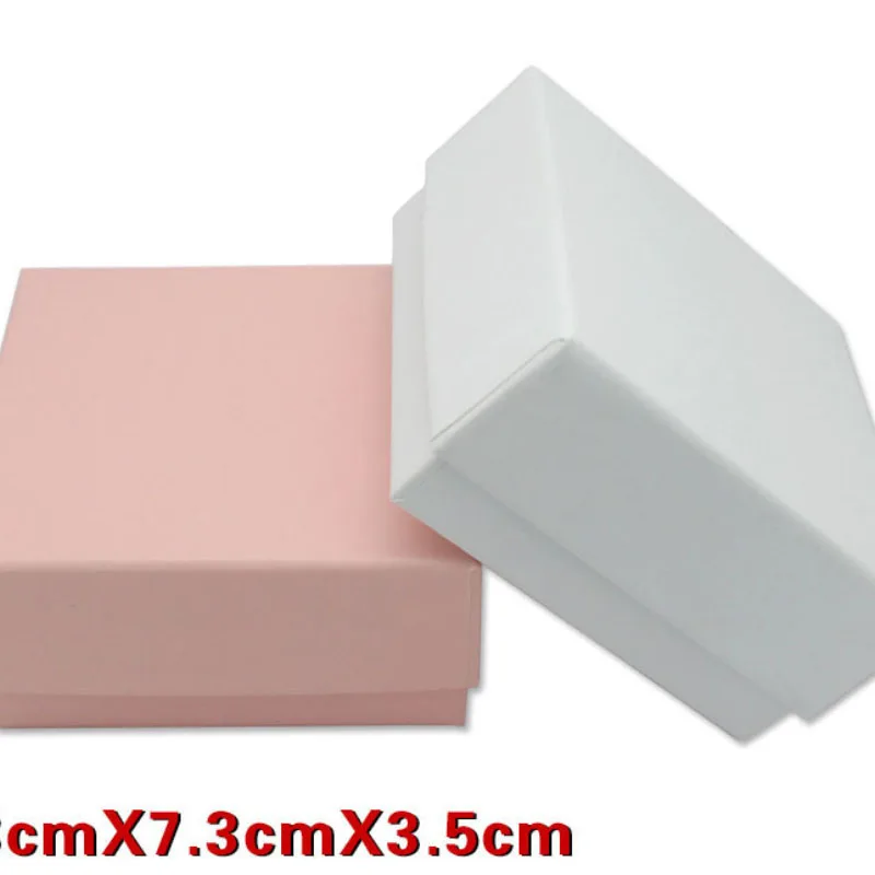 Картонный набор украшений 50 шт./лот Подарочная коробка для ожерелья подвески