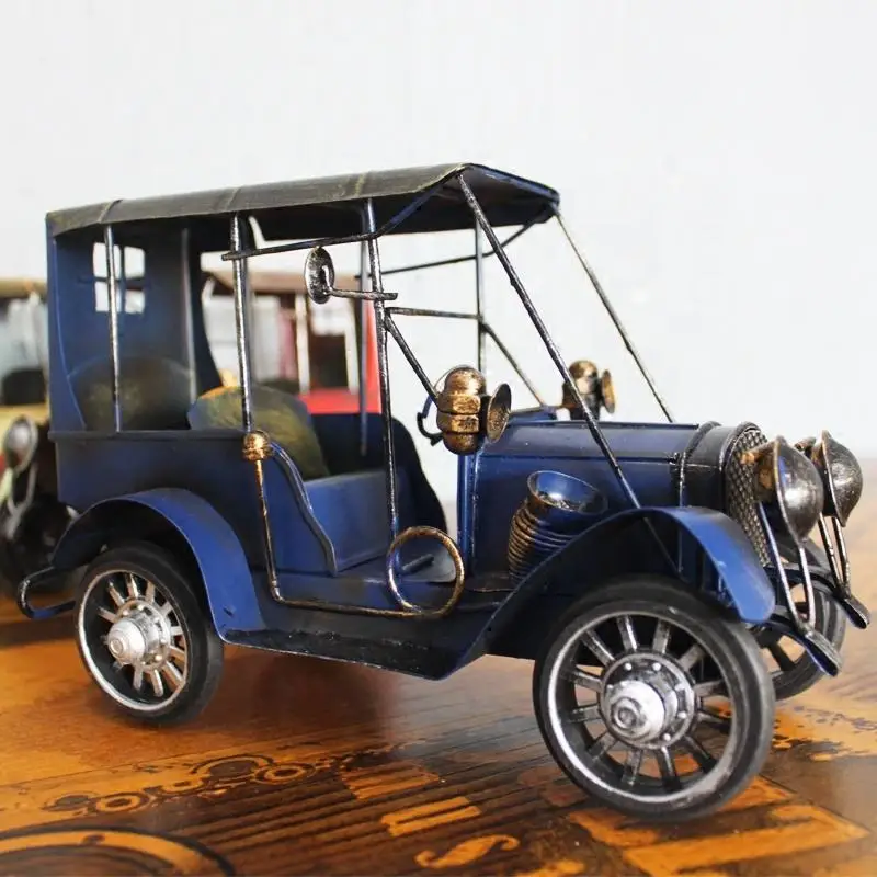 

HC057 Home Decor Retro Car Model Home Decor Metal Car Model Iron Craft Miniature Models Retro Creative Office Pub Shop Ornaments