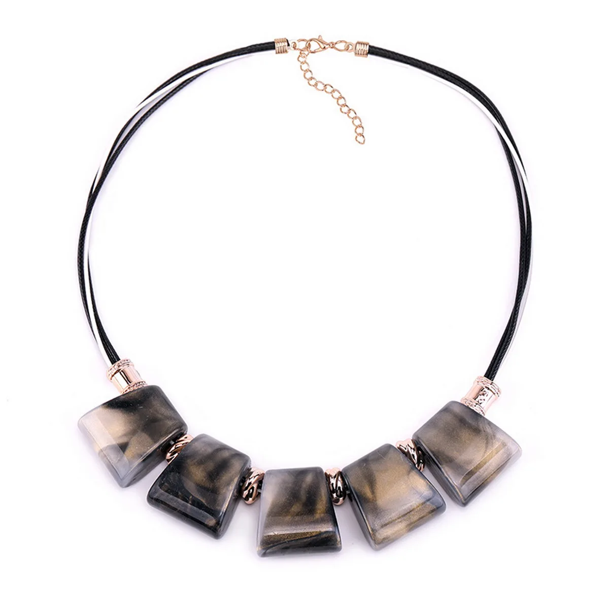 Цепочка Из полимерной смолы Длинная кожаная цепочка ювелирные изделия для