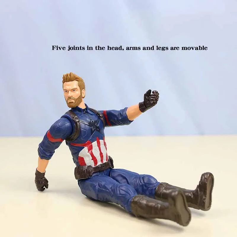 30 см Marvel Мстители эндгейм танос Человек паук Халк Железный человек Капитан