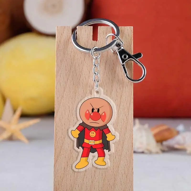 IVYYE Anpanman модные аниме акриловые брелки для ключей мультяшный брелок Подвеска