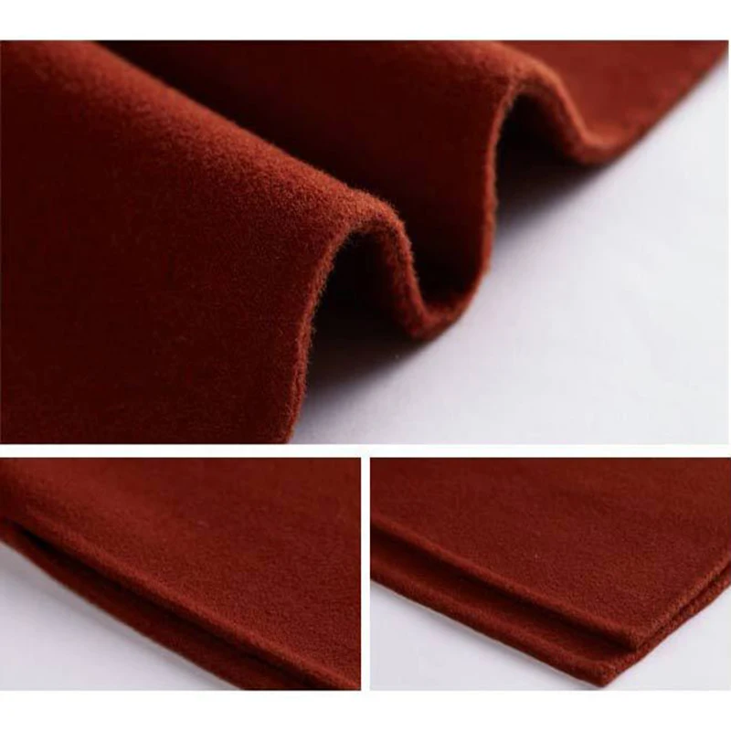 Женское свободное шерстяное пальто корейская мода однотонные длинные новинка