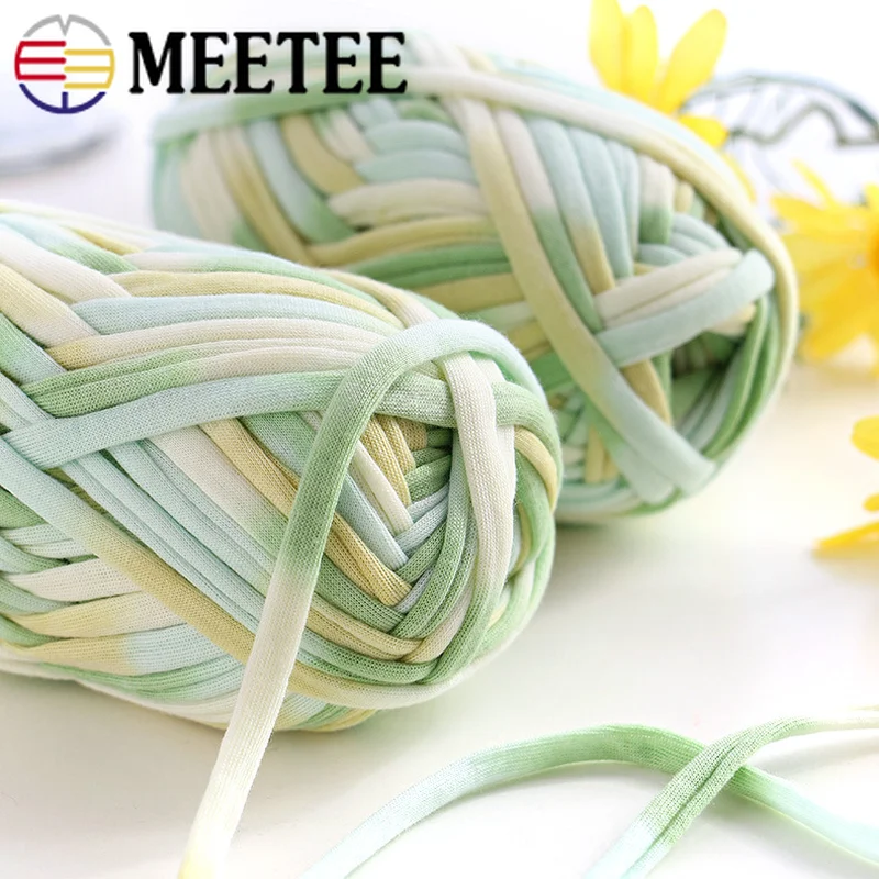 Meetee3pcs шерсть секция окрашенная ткань линия ручного плетения коврик Пряжа DIY