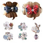 10 шт. различные аксессуары для украшений сделай сам с плоской задней поверхностью, алмазный сплав, имитация жемчуга, базовая комплектация, ручная работа, оптовая продажа